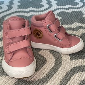 Leather Converse High Top Boot Sneaker Toddler 5
